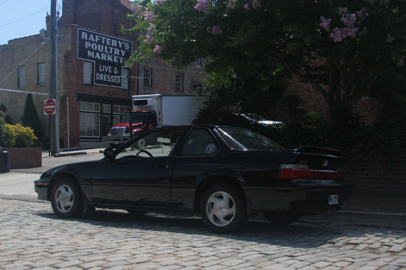 Lots of old-timey painted business names down here.
